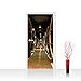 Produktbild Türtapete selbstklebend 100x211 cm PREMIUM PLUS Tür Fototapete Türposter Türpanel Foto Tapete Bild - OLD WINE BARRELS - Weinkeller Weinfässer Fass Fässer Keller Stollen - no. 058
