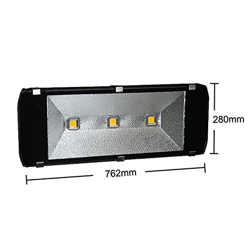 VINGO® 300W LED Fluter Warmweiß Baustrahler Strahler Flutlicht Leuchtmittel Scheinwerfer Wandstrahler Außenstahler IP65 - 2