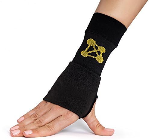 CopperJoint Copper Wrist Support, #1 Compression Sleeve - GUARANTEED Recovery from Pain, Sprains, Carpal Tunnel, Bursitis, Tendonitis, Arthritis - Single Brace (Left - Large)