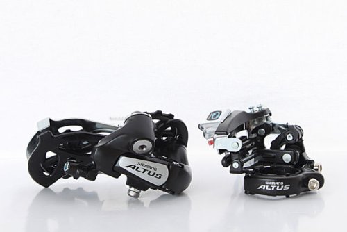 SHIMANO Altus Front Derailleur FD-M310 & Rear Derailleur RD-M310 7/8S Black