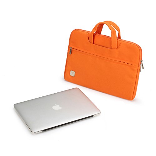 Caison 15.6″ Laptop NoteBook Bag Hülle Tasche 15.6 Zoll Handbag Schoner Abdeckung (Orange) - 6