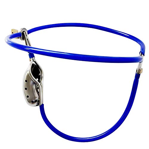 Preisvergleich Produktbild Raycity Edelstahl Herren Keuschheitsgürtel (Blau)