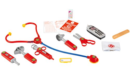 Theo Klein 4350 - Maletin M  dico Con Tel  fono M  vil Y Con Numerosos Accesorios