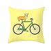 Produktbild Myfilma  Sommer Gelb Blatt Kissenbezug Sofa Cafe Auto Taille Wurfkissenbezug Dekoration