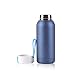 Insulated Thermos 8oz Vacuum Stainless Steel Water Bottle with Handle for Commute/Morning Cup/Lunch Bag(Blue, L.&G.)