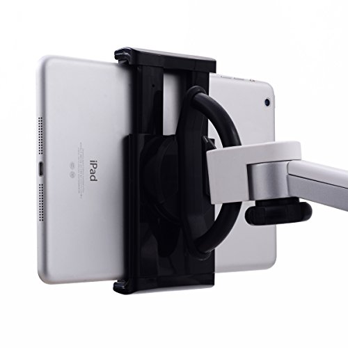 2 in 1 Bodenständer Halterung Ständer Halter Klammer Schwanenhals für Laptop/iPad/Notebook - 7