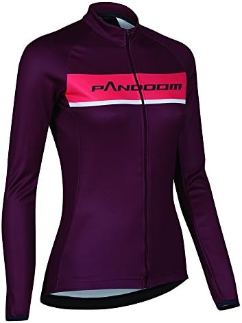 PANDOOM Outdoor Sports Womens Breathable Cycling Long Sleeve Jersey Bike Jersey