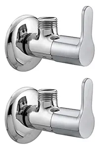 Drizzle Fusion Angle Cock/Angle Valve Stop Cock Brass - Set Of 2