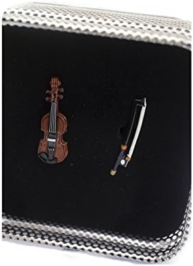 Violin and Bow Novelty Cufflinks with Gift Tin