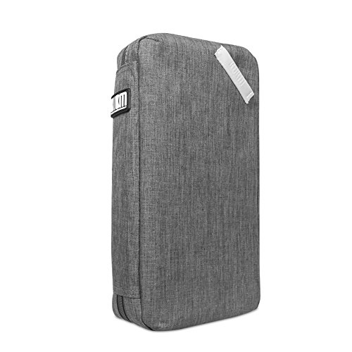 BUBM CD Nylon Tasche für 72 CDs/DVDs/Blu-rays, wasserdicht, Mappe zur Aufbewahrung, Grau - 2