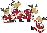 holzstamm weihnachtsdekoration Die Weihnachtszeit rückt näher. Beim Adventskranz werden die Kerzen angezündet, die Weihnachtsmärkte öffnen ihre Türen, es gibt gebrannte Mandeln, Glühwein und Plätzchen, überall ist es schön dekoriert. Holen Sie sich die Weihnachtsdekoration nach Hause mit der khevga Türrahmen-Deko aus Holz 