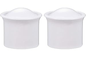 Recogwood 2Pcs Curtain Rod Caps, Plastic Curtain Ends Cap for Curtain Decoration, for 28 mm Diameter Rods