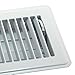 Accord ABFRWH412 Floor Register with Louvered Design, 4-Inch x 12-Inch(Duct Opening Measurements), White