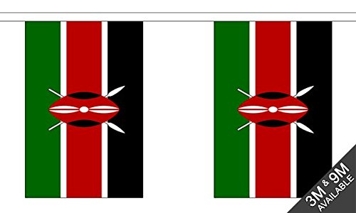 Kenya Small Bunting (10 flags) 3m
