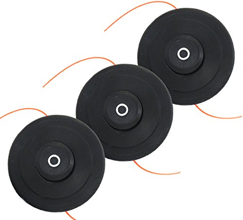 3 Stück original PROFI Doppelfadenkopf Fadenspule Nylonfaden für FUXTEC Multitool