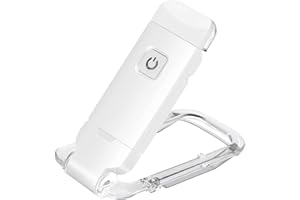Vinmooog Luci led Lampada da Lettura lampada led,3Colori Luce per Lettura libri a letto luce da lettura per libro notturna con Clip Luce per Lettura Libri a Letto
