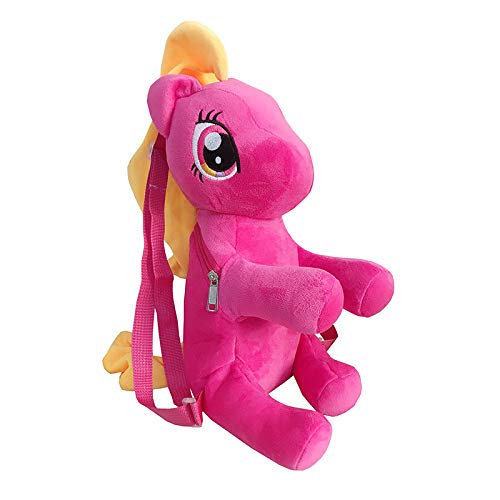 Preisvergleich Produktbild GBYJ Rucksack Kinder Schultasche niedlichen Pony Plüschtier Puppe Kindergarten Rucksack Cartoon Jungen und Mädchen Taschen