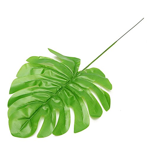 24 Stück Pack Künstliche Monstera Filiale Palm Farn Laub 43cm - 6