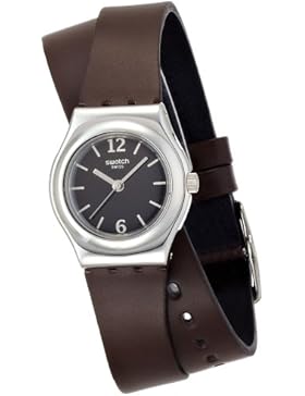 Swatch YSS284–Armbanduhr, Lederband braun