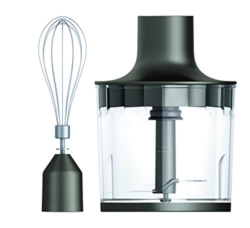 AEG Stabmixer PremiumLine 7Series STM 7500S (700 Watt, 2 Geschwindigkeitsstufen, Turbo-Funktion, 2 Titan beschichtete Messer, inkl. Zubehör, Edelstahl) - 5