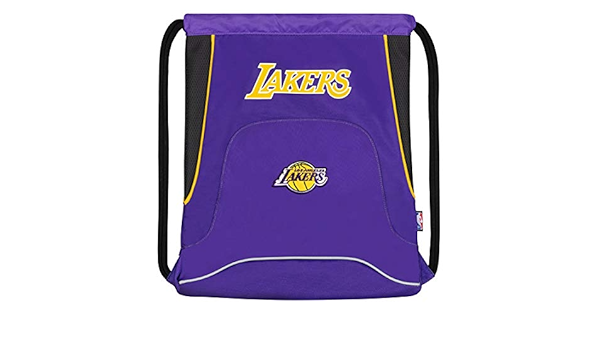 lakers drawstring bag