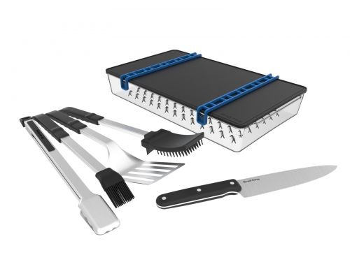 Broil King Grill-/Grillzubehör, Besteckset Porta Chef, edelstahl, 5 x 5 x 5 cm, 64001