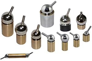 MAGNOSPHERE Giunto sferico magnetico Neodimio (NdFeB) - universale - Ø8-25mm - Giunto sferico è assemblata con forti magneti permanenti in Terre Rare, grandezza:Ø 10 sfera | Ø 10 base | M3x12 | forza 18 N