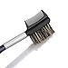 SODIAL(R) Eyelash Extension Eyebrow Eye Brow Make Up Comestic Comb Brush Wood Handle