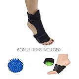 ✅ Manga de apoyo para el arco delantero incluida para proporcionar un soporte de arco alto de tus pies y alivio del dolor de la fascitis plantar. Arcos Fallen. Patas planas. Espuelas para el talón. Arcos altos. Dolor en el talón. Espuja hueso y otros problemas de pie.