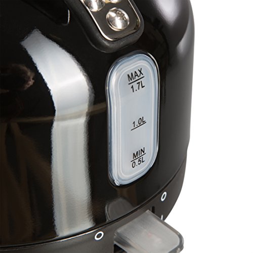 Ultratec Wasserkocher im Retro-Design, kabellos mit Kontrollleuchte, 1,7 l, 2.200 Watt - 2