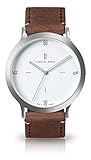 Lilienthal Berlin Unisex Erwachsene Analog Quarz Uhr mit Leder Armband L02-101