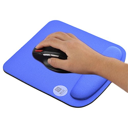 MESE London Mouse Pad De Juego Con Sostén Para La Muñeca  Mouse Pad De Computadora Con Superficie Azul