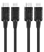 Produktbild Micro USB zu Micro USB OTG Kabel (1FT / 30cm)- [2-Pack], Fosmon Typ B Schnur Hochgeschwindigkeit Sync ladung Datentransfer Für Android Smartphone, Tablet, Bluetooth Headset, PS4 Controller und mehr