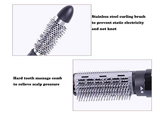 Curling Brush Set Hot Air Brush Multi Function Electric Hair Blow Dryer Brush Straightener   Curler Brush  Ceramic Tourmaline Anti-scald Salon-Style Curling Iron Tools