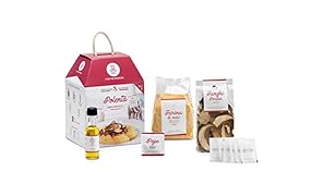 POLENTA CON FUNGHI PORCINI My Cooking Box x3 porzioni - Idea Regalo per la Festa della Mamma 2019