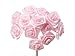 Price comparison product image 144 x Little Dior Roses Pink 1.5 CM (12 x 12)- craft item, satin rose decoration