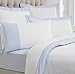 Produktbild Bettbezug-Set Cambridge, 100 % ägyptischer Baumwollperkal, Fadenzahl 200, gestreift, Baumwolle/ägyptische Baumwolle, Blue Border Stripe, Super King 260 x 220CM