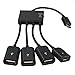 Produktbild FamilyMall OTG-Micro-USB-Hub mit 4 Eingängen für HTC, LG, Samsung