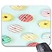 Price comparison product image Colorful Donuts Mouse Pads Rectangle Rubber Non-Slip Mousepad
