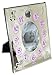 Silver Plated ' My First Year ' Photo Frame Babys First Birthday Christening Gift - Holds 13 photos