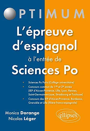 Télécharger L'Épreuve d'Espagnol à l'Entrée de Sciences Po PDF Ebook En Ligne