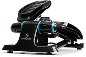 Capital Sports Galaxy Step - Ministepper, Stepper Fitness da Casa, Max: 110 kg, Superfici Premium, Computer Multifunzione con Display LCD, incl. Power Rope, Shock-Absorbing-System Idraulico