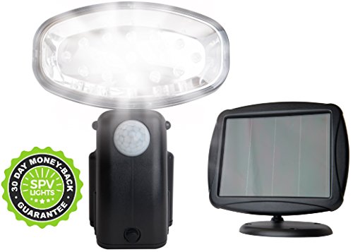 15 LED Solar Sicherheitsleuchte, Solarleuchten, Solarleuchte von SPV Lights: Der Solarlicht- & Beleuchtungsspezialist (2 Jahre kostenlose Gewährleistung inklusive)