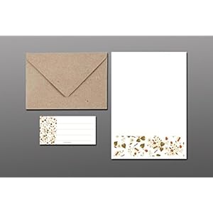 Briefpapier Set / Blumen No1