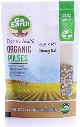 Go Earth Organic Moong Dal (Split) 200g