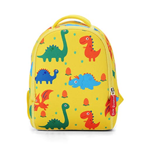 Preisvergleich Produktbild CASUALBOYS Dinosaurier Print Kindergarten Kinder Schulrucksack Für Jungen Und Mädchen Schultaschen 2-4 Jahre Yellow-25 * 20 * 13cm