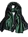 Produktbild UK_Stone Damen Elegant Einfarbig Farbverlauf Dunkelgrün Schal Halstuch Gross Abendkleidung Stola Muttertag Geburtstag Geschenk