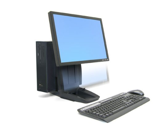ERGOTRON Neo-Flex All-In-One-Standfuss hoehenverstellbar bis 61cm 24Zoll Display 2,7-7,2kg belastbar VESA 75x75 100x100mm