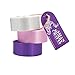 Asian Hobby Crafts ASNHC1616_A Plastic Curling Ribbon used in Flower Making Roll (Width: 1-inch, Length: 25 meters, 3 Pieces) RS.149.00