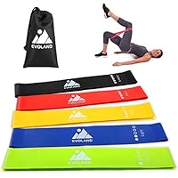 AGM Elastiche Fitness Banda Elastica di Lattice Naturale Fasce Resistenza Fitness Glutei Resistenza Banda(5 Colori)